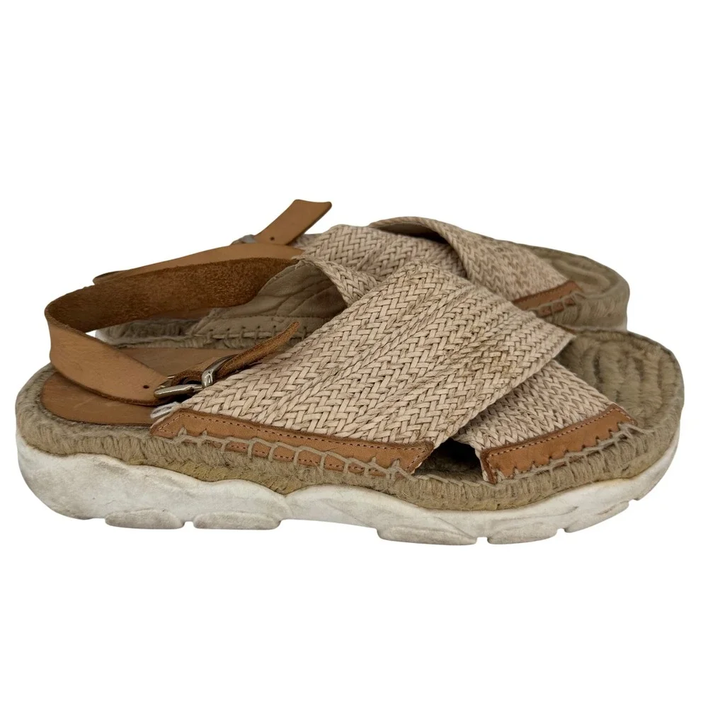Anthropologie Farylrobin Ursula Espadrille Sport Sandals Boho Resort EU40